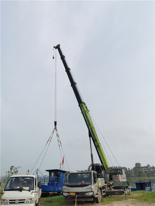 连州市桥梁建设吊装案例